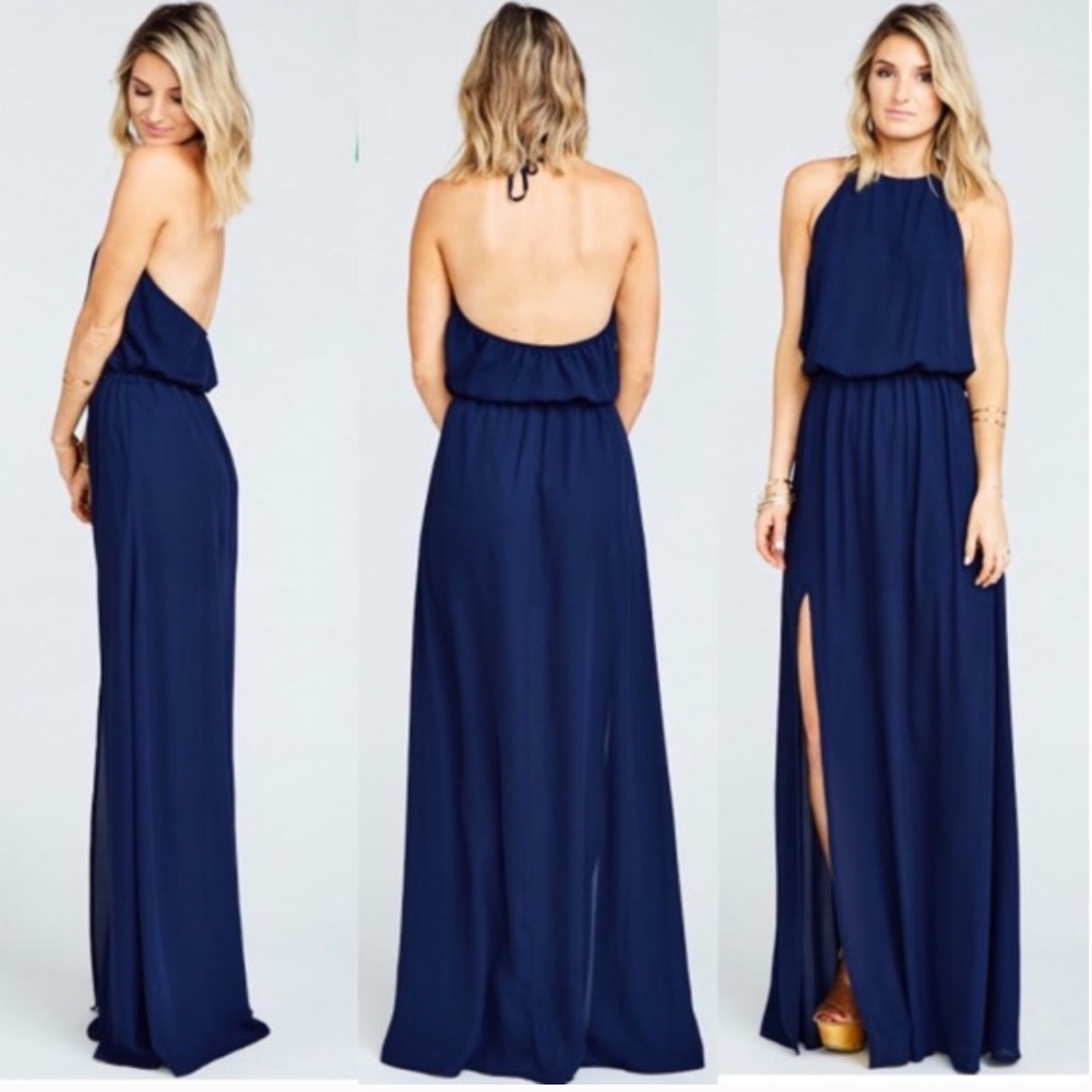 Navy bridesmaid dress